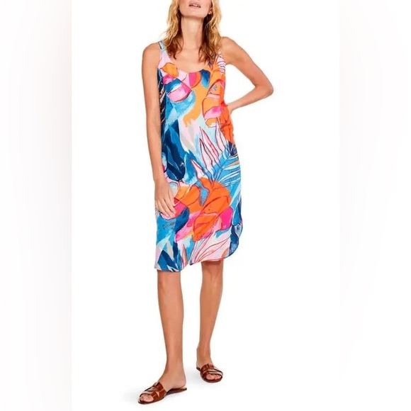 NIC+ZOE Tropical Mirage Dress Knee Length Dress size 2X - Picture 1 of 14